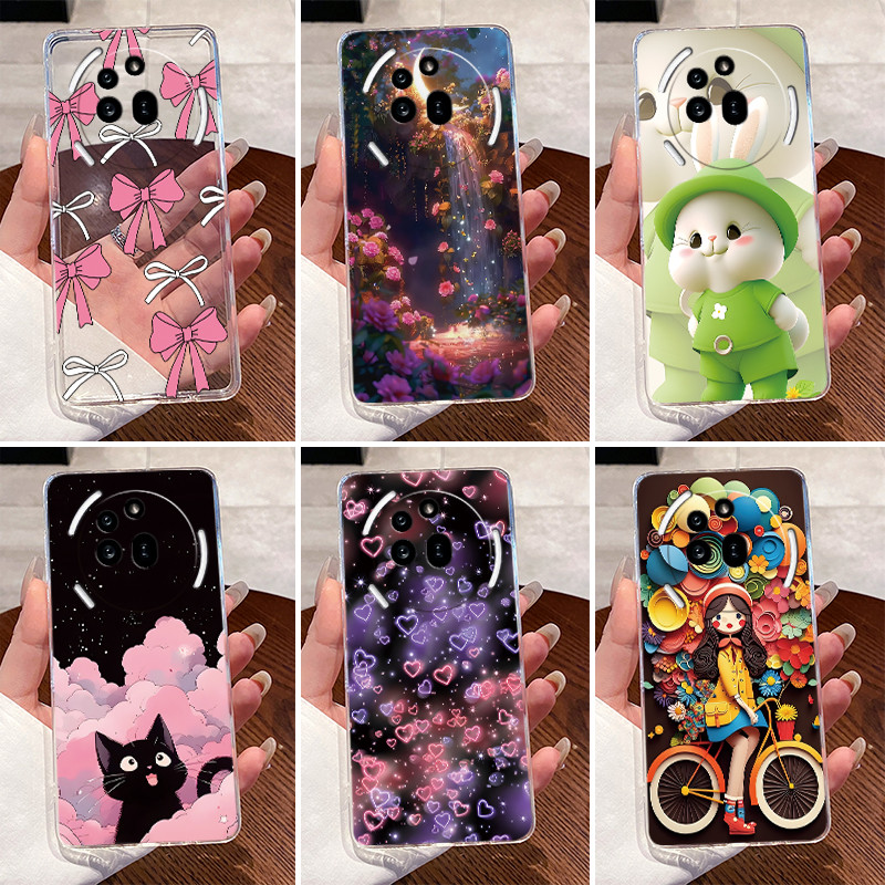 For Nothing Phone (3a) Pro Case Clear Luxury Cute Love Rabbit Funny TPU Soft Silicone Phone Case Not