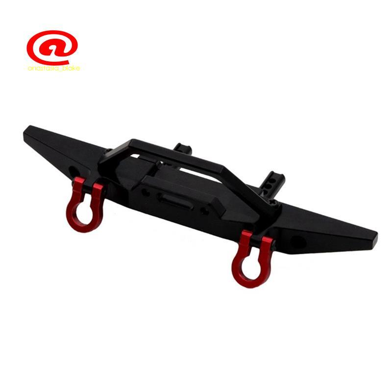 Cho 1 / 12 MN128 Phụ Kiện Ô Tô Điều Khiển Từ Xa 6061 Nhôm Nâng Cấp Cản Trước Bảo Vệ Đen