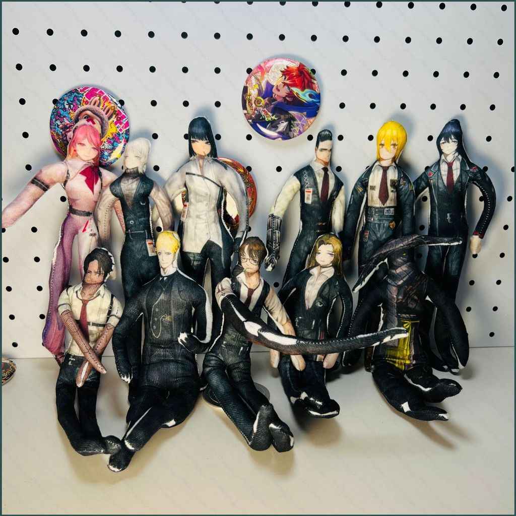 YT4 Limbus Company Don Quixote Plushie Trừu Tượng Khô Chuột Sang Trọng Có Thể Đặt Ra Có Khung Dây Để