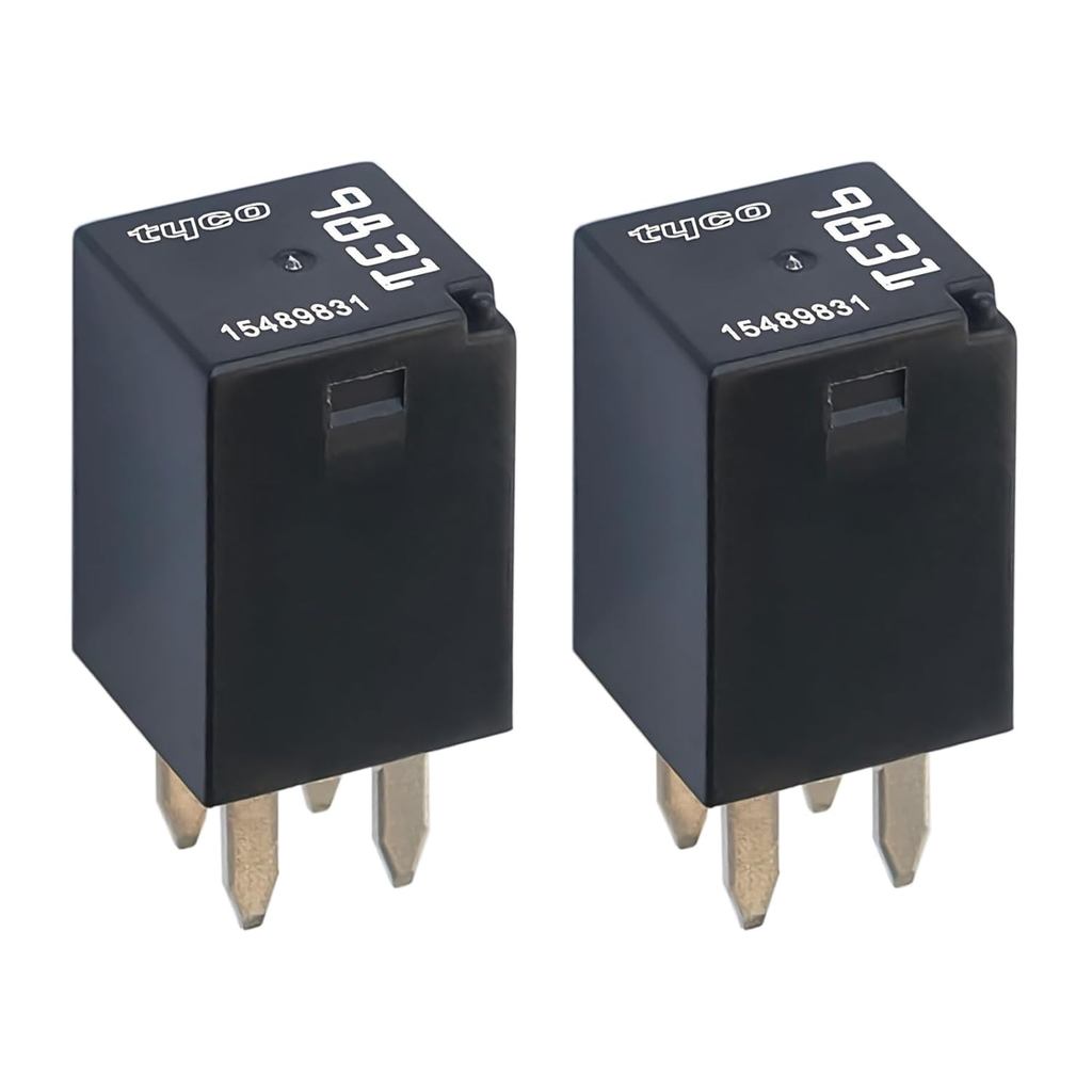 2 CÁI 15489831 Rơle ô tô 12VDC 4Pin 9831