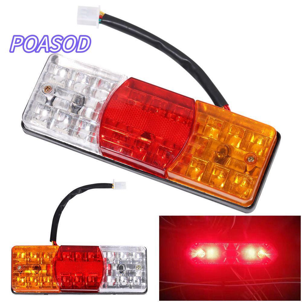 MAYSHOW Đèn hậu xe đạp điện LED 12V / 48V / 60V Đèn góc công cụ
