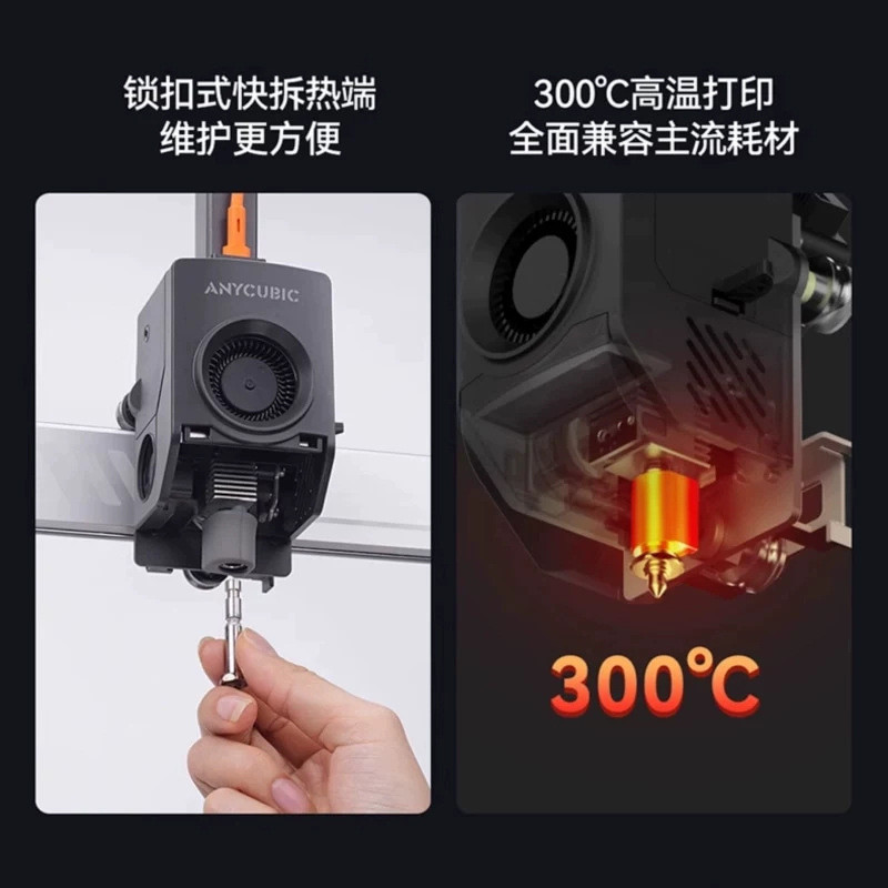 Zongwei Cube k3max Vòi phun gốm nóng cấp thành phần khối sưởi ấm tích hợp nhanh Vòi phun thép cứng P