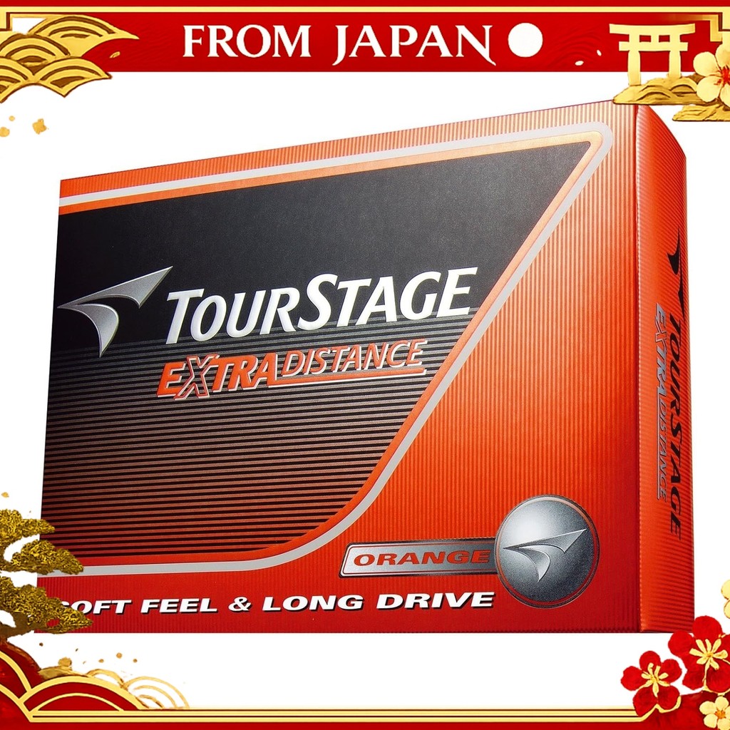[Authentic Japan]BRIDGESTONE Golf Ball TOURSTAGE Extra Distance 1 Dozen (12 Pieces) Yellow White Pea