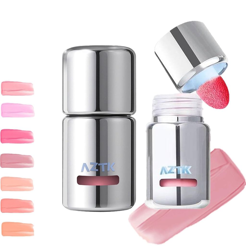 Phấn má hồng Az dạng lỏng Jelly Color, kèm mút tán, tông lì lâu trôi chống nước 5ml (JC04)