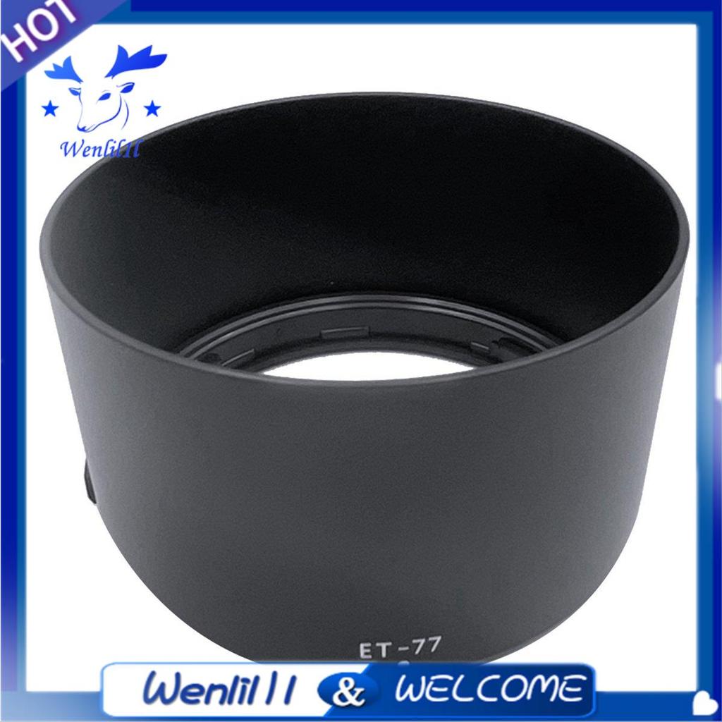 ET77 Lens Hood Tấm che nắng tròn Thay thế ET-77 cho 85Mm F / 2 Macro là STM, 85 mm F2 MACRO là STM