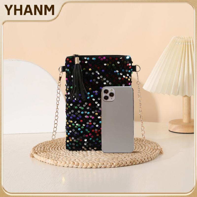 [YHANM] Túi đeo chéo Mini sequin dành cho nữ Bling Bling Bling Bling