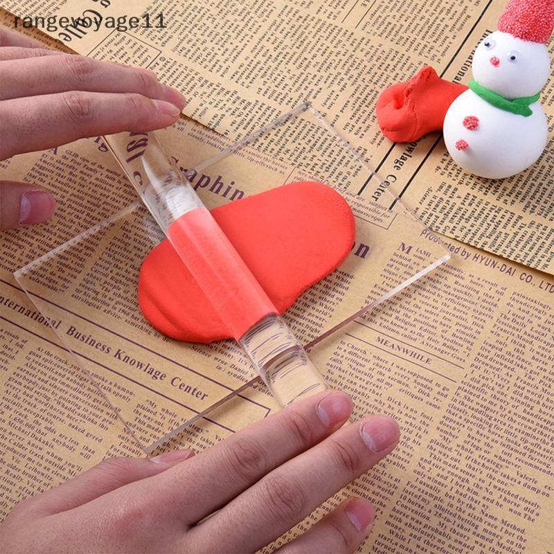 [Range11] Polymer Clay Crafts Acrylic Roller Hollow Rolling Clay Bar Roll Sti Shaping [VN]