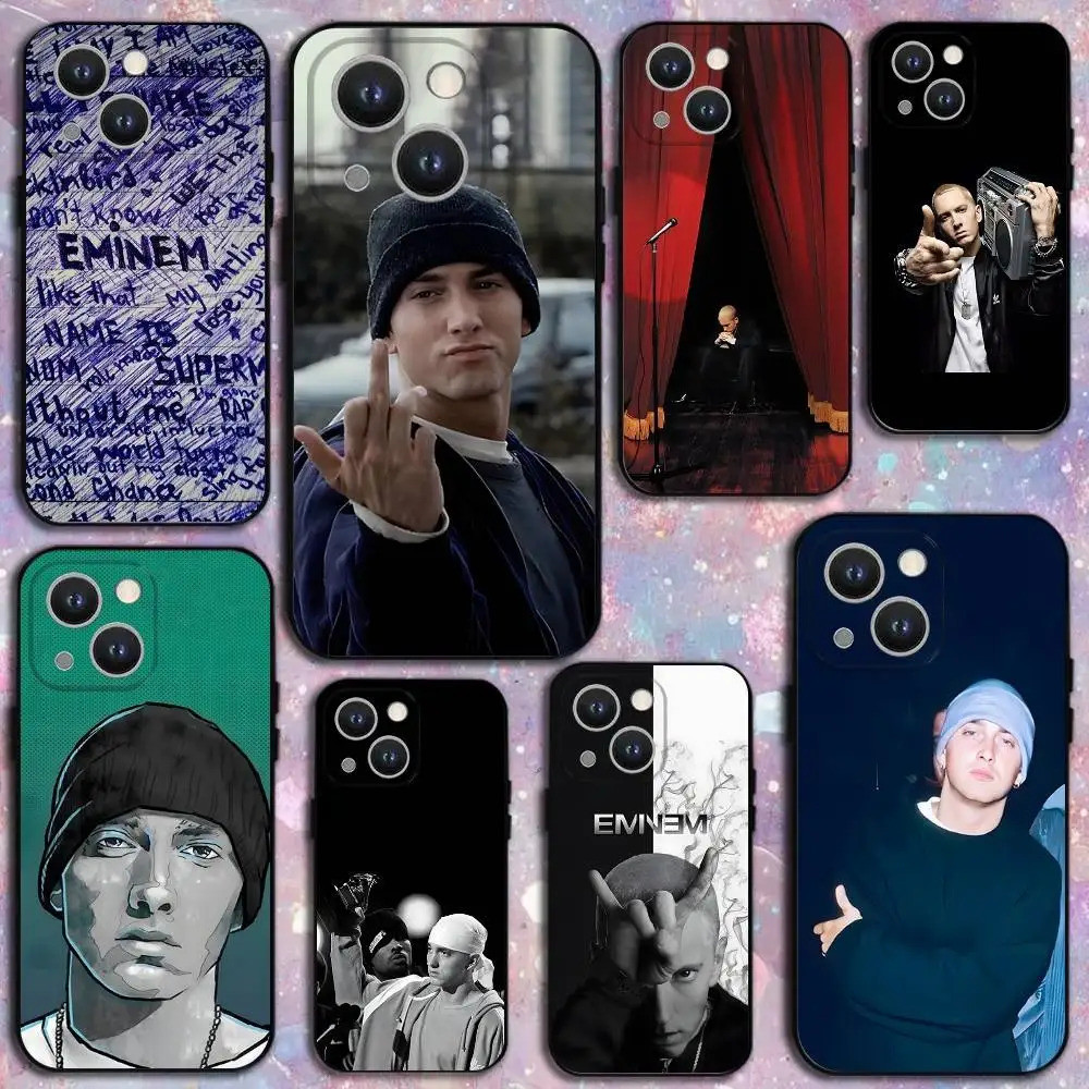 TP-1 Singer E-Eminem Ốp Lưng Điện Thoại iPhone 16,15,14,13,12,11 Plus, Pro Max, XS, X, XR, SE, Mini,