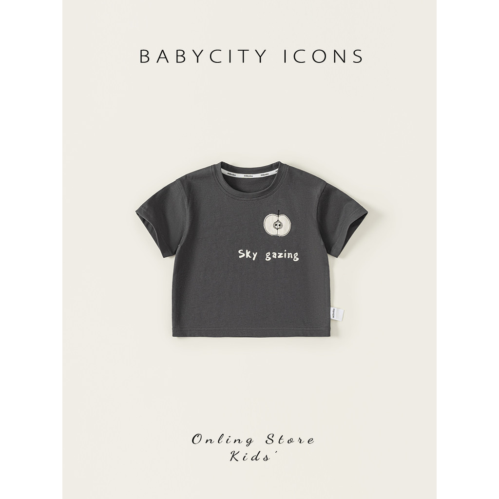 Bebe City Trẻ Em Tay Ngắn Mùa Hè 2026 Phong Cách Mới Bé Trai Áo Thun Thời Trang 1 Tuổi Bé Trai Bé Mỏ