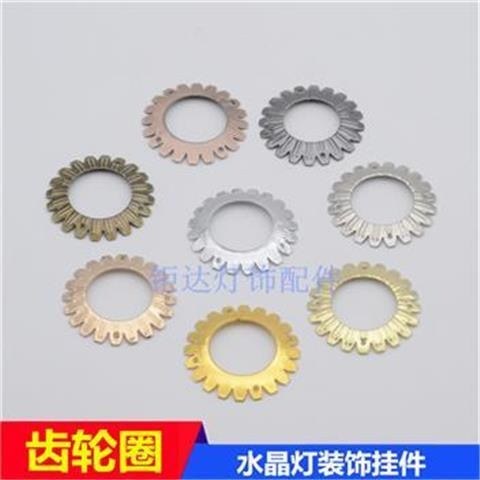 Gear Rim Trang Trí Hoa Đèn Chùm Đèn Tường Cánh Tay Đèn Pha Lê Sắt Vòng Mặt Dây Chuyền Sửa Đổi Phụ Ki