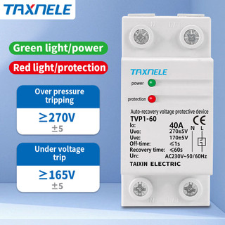 Thiết Bị Bảo Vệ Điện Áp 230V AC 40A 63A Din Sự Bảo Vệ