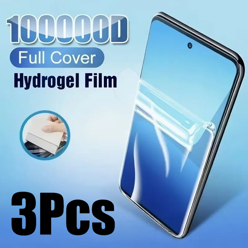 3 Phim Hydrogel Mềm Mờ Cho Xiaomi Poco C3 C31 C40 C51 C61 C75 C8 C85 12 12T Lite NE Pro Ultra Chống 