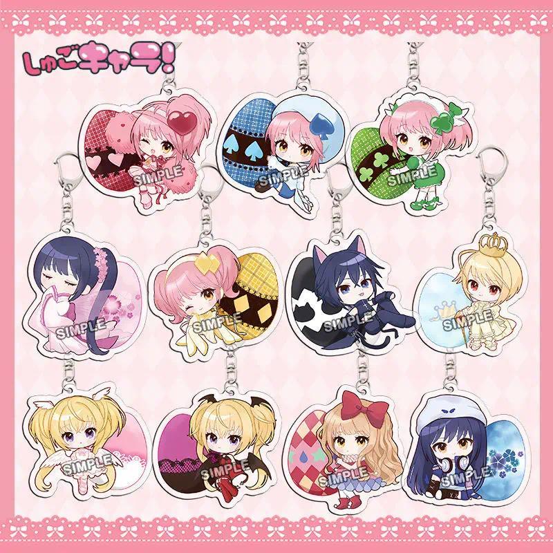 Móc Khoá Hot Anime Shugo Chara  Móc khóa Dễ thương Hinamori Amu Tsukiyomi Ikuto Hotori Tadase  Móc k