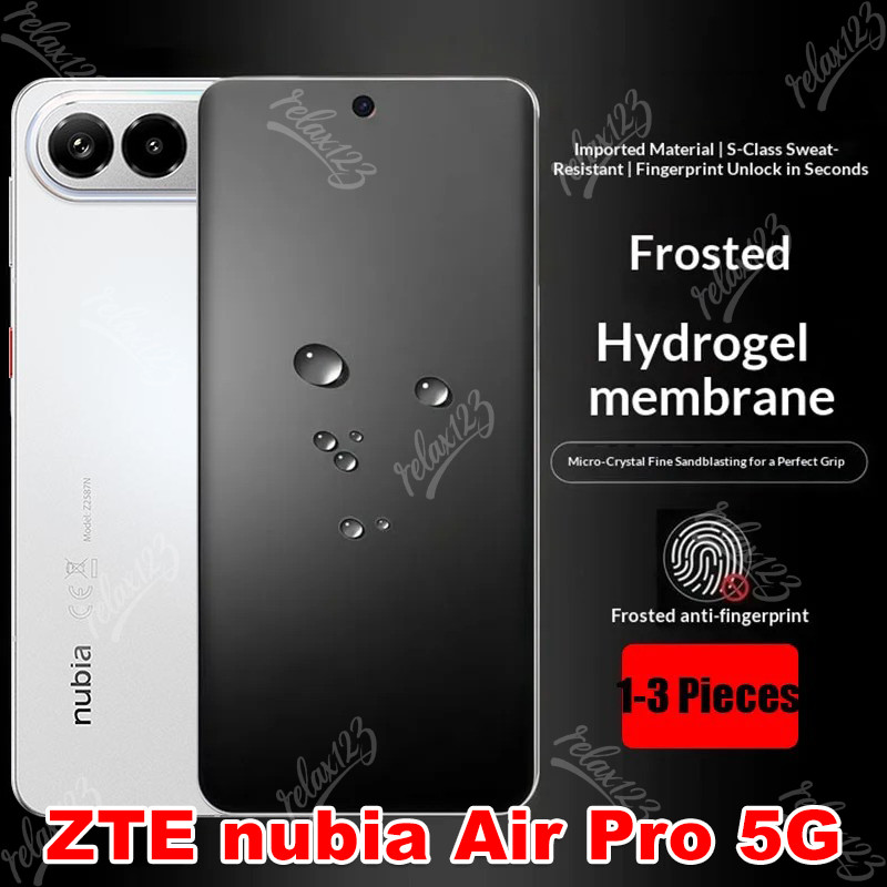 Dành Cho ZTE nubia Air Pro 5G 1-3 Chiếc Matte Hydrogel Film Cho ZTE nubiaAir Pro NubiaAirPro nubia a