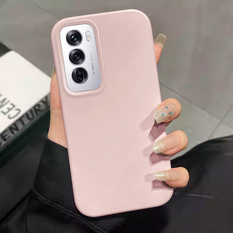 Thích hợp cho opporeno12 Ốp điện thoại Silicon gạo nếp OPPO Reno12Pro Vỏ bảo vệ mới Macaron Nam Nữ M