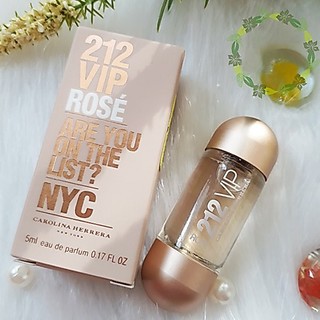 Nước hoa mini nữ 212 Vip Rose 5ml