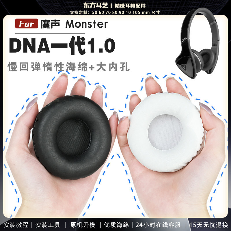 Thích hợp cho Monster Monster DNA Generation 1.0 Earmuffs Hộp đựng tai nghe Khẩu độ bên trong lớn Đầ
