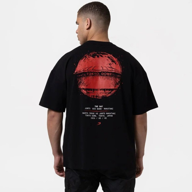 [Hàng có sẵn] BOXRAW Limited 'The Day 'Fight Men 's Boxing Lovers Áo thun 100% Cotton dáng rộng cổ t