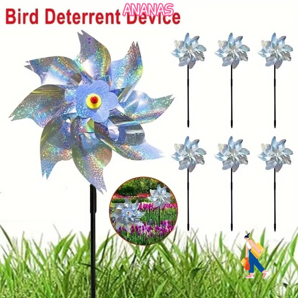 ANANAS Phản Quang Pinwheel, Chống Thời Tiết Orchard Bảo Vệ Chim Repeller Pinwheels, Bán Chạy Đa Năng