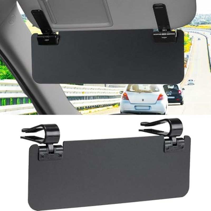 JOYTUTUS Sun Visor Extender for Cars, Polarized Sun Visor Extender Universal Sun Blocker UV400, Adju