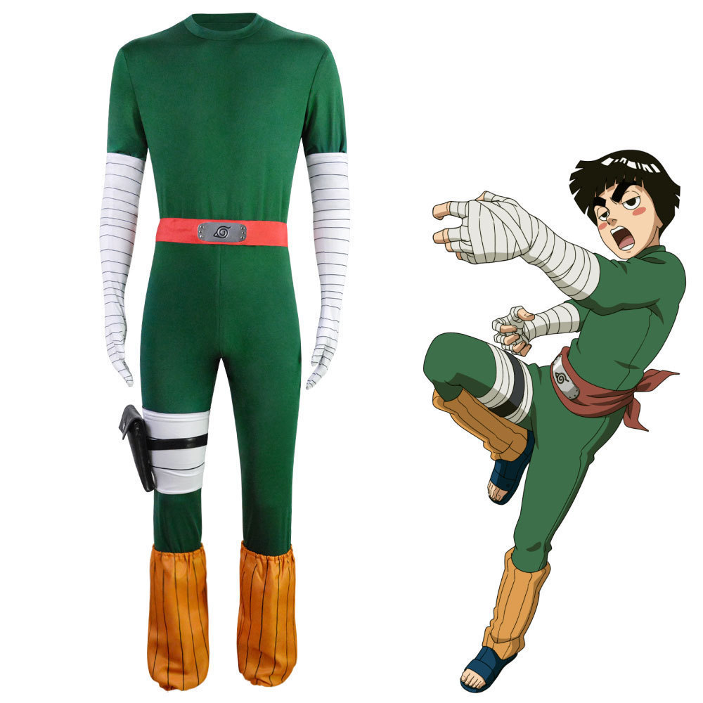 Naruto cosplay Trang Phục Shippuden Lee Rock cos Trang Phục Halloween Truyện Tranh Show Cosplay Jump