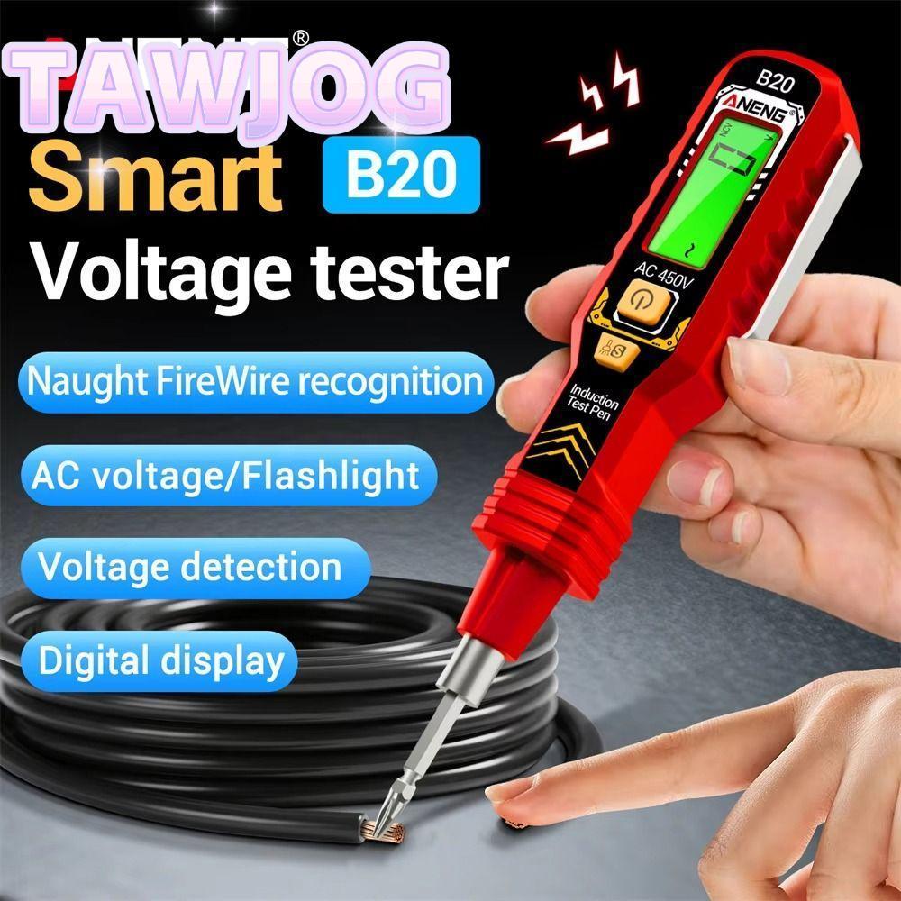 ANENG B20 Bút kiểm tra điện áp hai đầu hiển thị kỹ thuật số 30-1000V không tiếp xúc báo động rung ch