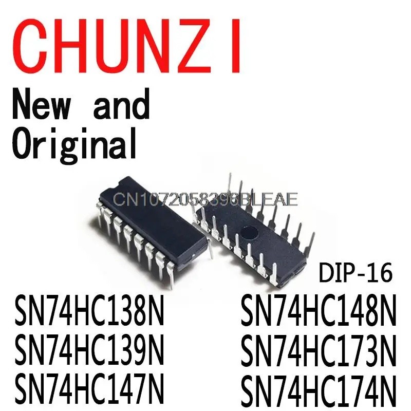 1-5 Chiếc Mới Và Chính Hãng DIP-16 74HC139 74HC148 74HC174 DIP SN74HC138N SN74HC139N SN74HC147N SN74