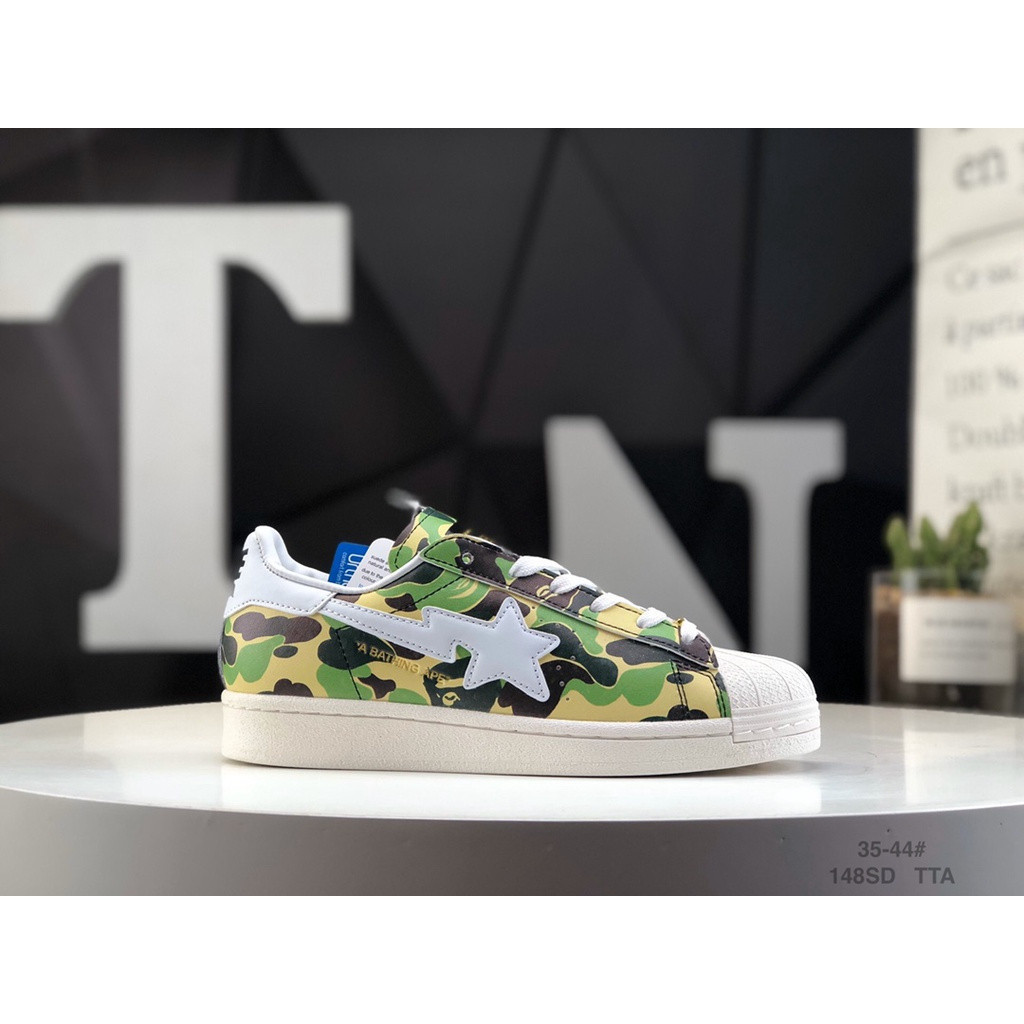 Giày thể thao Adidas athing Ape x Adidas Superstar II gz81007 148sd