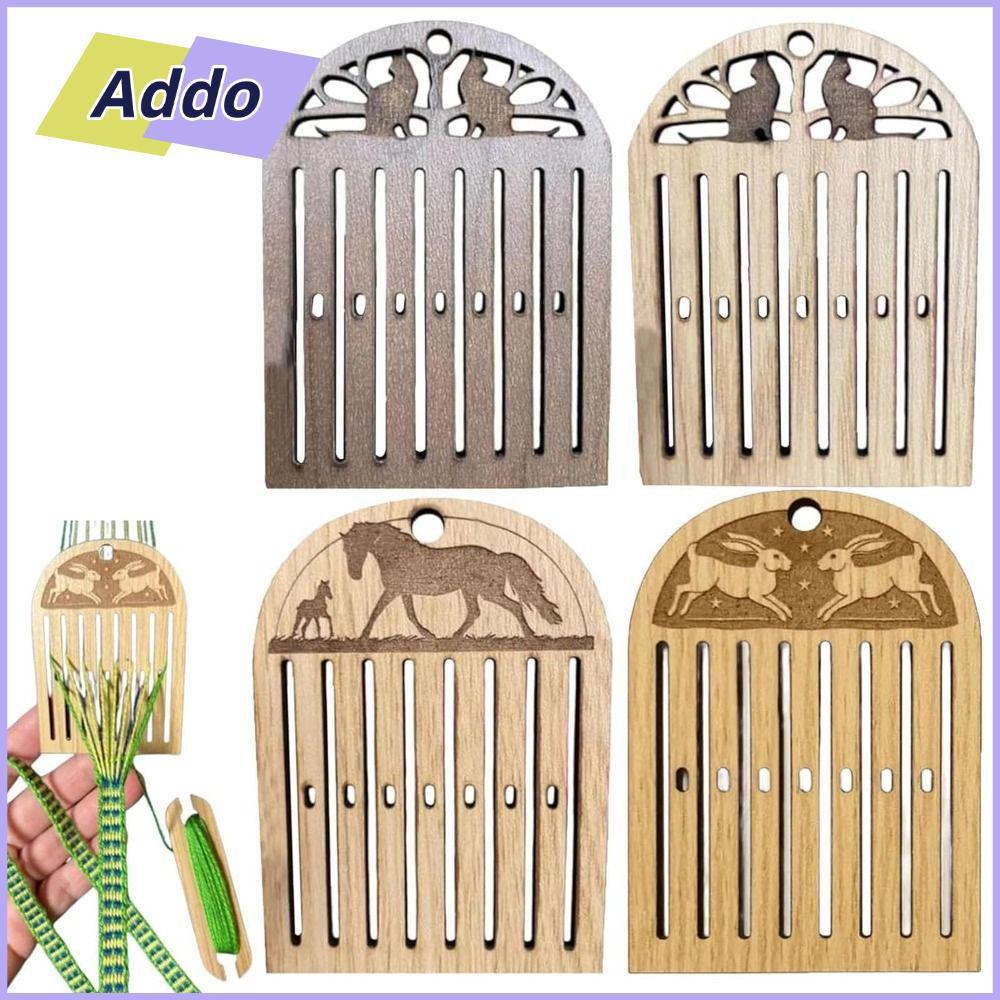 Bộ dụng cụ dệt lưng ADDO.PH, Bộ dụng cụ DIY Thiết kế di động Bộ dụng cụ dệt Huddle cứng, Bộ dụng cụ 