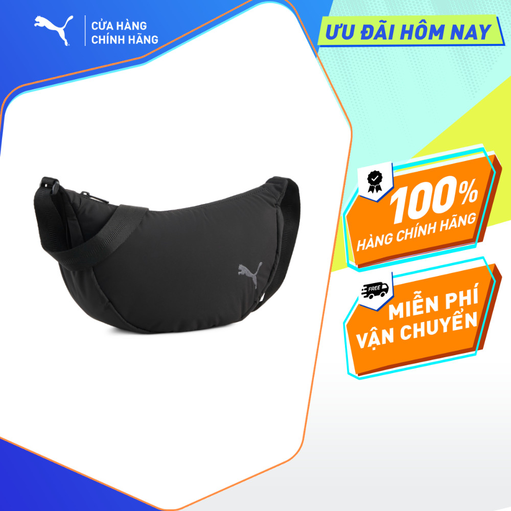 Túi Thời Trang PUMA Nữ HER Half Moon Bag Black Màu Đen