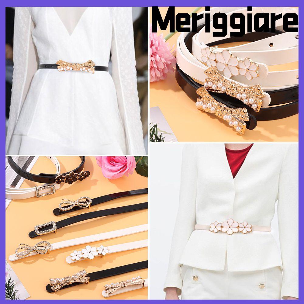 Thắt lưng MERIGGIARE Morden eo cao nữ PU