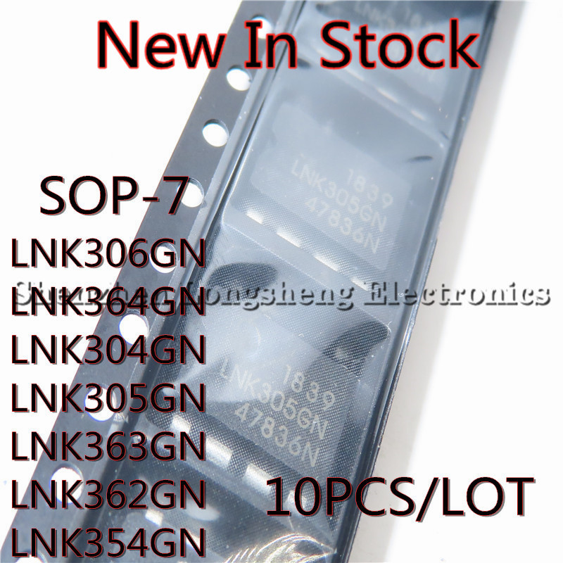 10 Cái / lốc LNK304GN LNK305GN LNK306GN LNK354GN LNK362GN LNK363GN LNK364GN SOP-7 chip quản lý năng 
