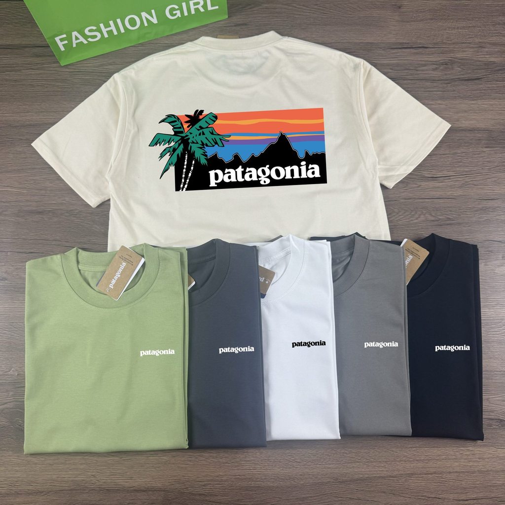 GOWD Patagonia   Hawaii limited edition couple's short-sleeve shirt T Shirt American-style casual un