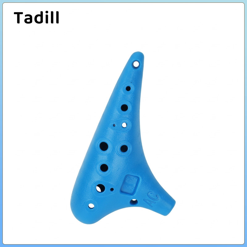 Nhựa bền Ocarina 12 lỗ Alto C Ocarina Sáo Ocarina Nhạc cụ chuyên nghiệp dành cho người mới bắt đầu v