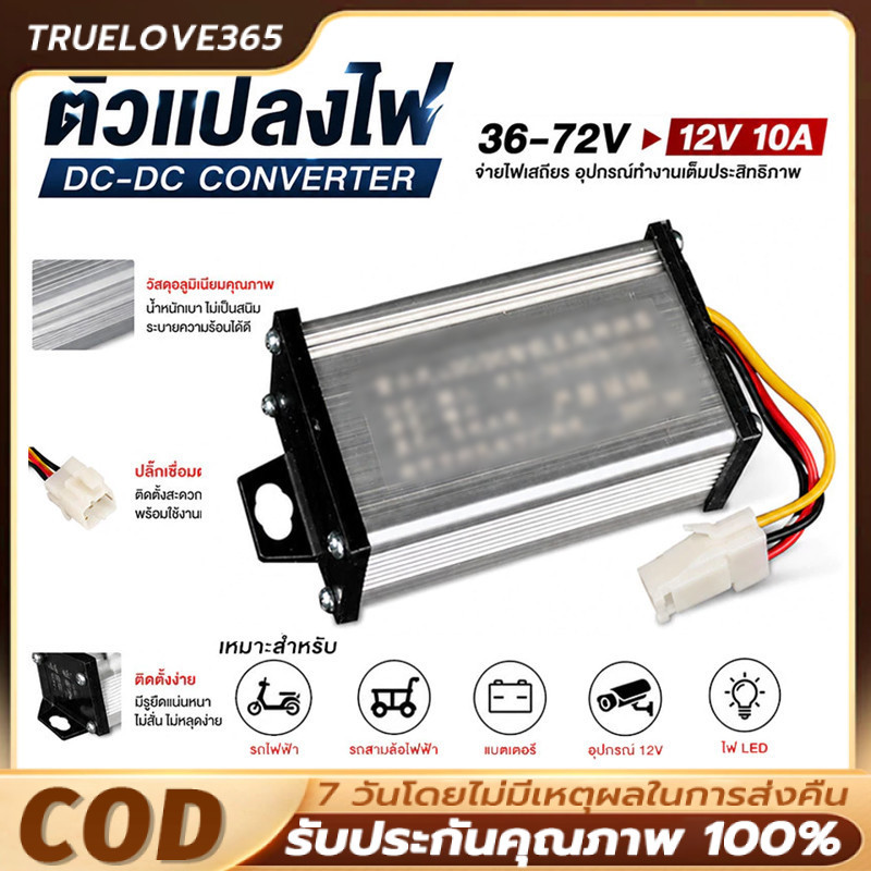 Hộp chuyển đổi điện 36-72V sang 12V 10A 36V-120V 12V Xuống DC 10A-20A