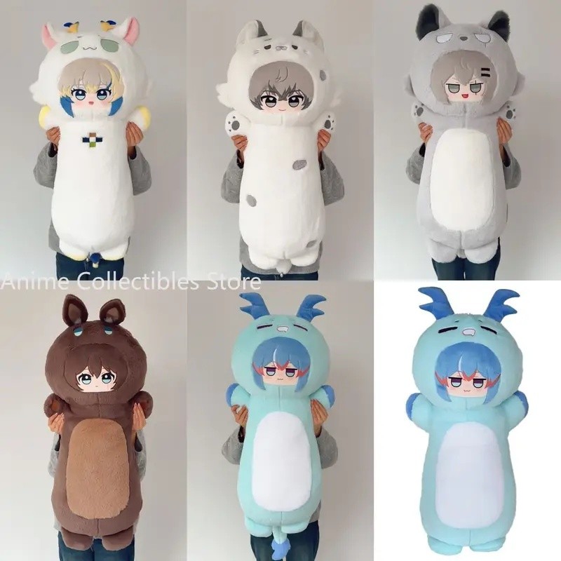 Anime Arknights Lappland Amiya SilverAsh Cosplay 80CM Dài Lớn Sang Trọng Gối Trang Trí Quà Tặng Sinh