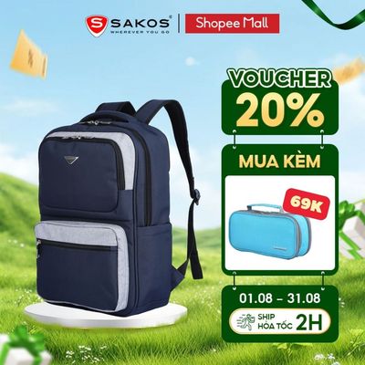Balo Laptop Du Lịch Thời Trang 15.6 Inch Uniex STARGO ACTIVA Chất Liệu Cao Cấp Thời Thượng