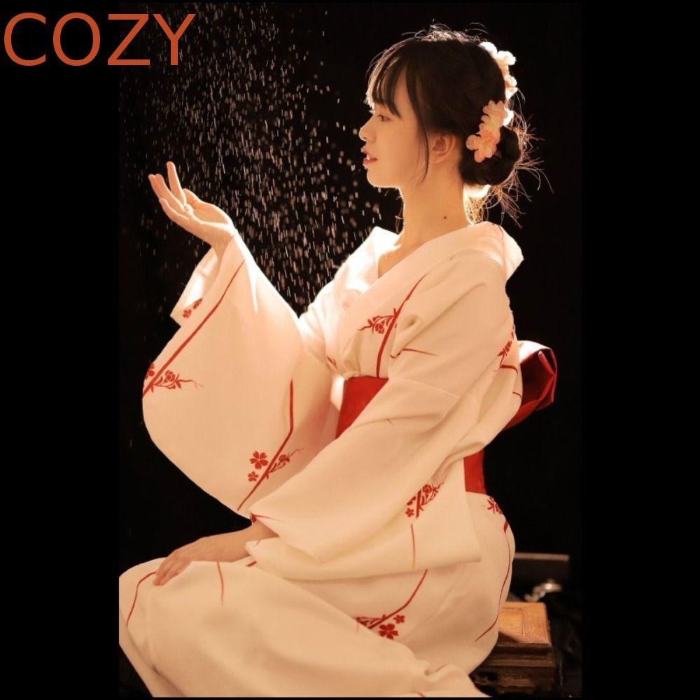 COZY kimono truyền thống Nhật Bản, Váy kimono cô gái Sakura sang trọng phong cách Nhật Bản, kimono m
