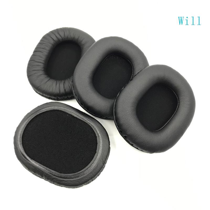 Will Leather Earpads cho MDR-7506 7510 7520 CD900ST Tai nghe Memory Foam Earcups