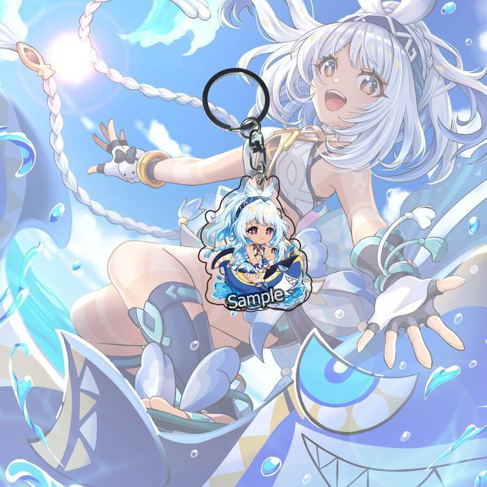 Gantungan Kunci Genshin Mualani all - Key Chain - Ganci - Mualani 01, gantungan kunci Mary Shop