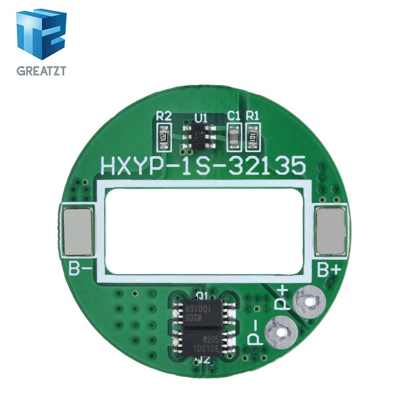 GREATZT 1S 5A 3.65V LiFePO4 Bảng bảo vệ sạc pin 18650 32650 Bộ pin LiFePO4 PCB có bảo vệ nhiệt độ