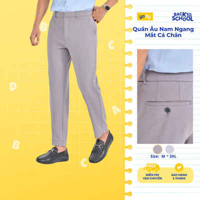 🔥🔥[Đồng giá] Quần âu nam YODY Siêu Co Giãn Smart & Cool thoáng mát TRA - QAM7019