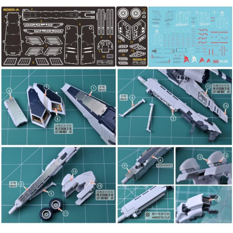 20260802 Khắc kim loại MAD cho S20 RG RX-93 NU HWS
