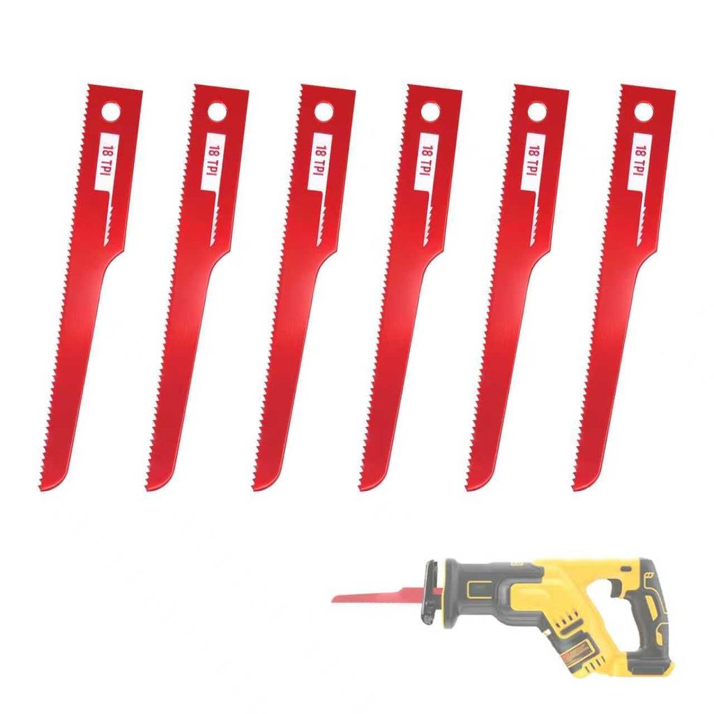 6 Lưỡi cưa chuyển động không khí P4EV-6 (4 ” 18 TPI) Tương thích với Máy cưa chuyển động chuôi 1 / 2