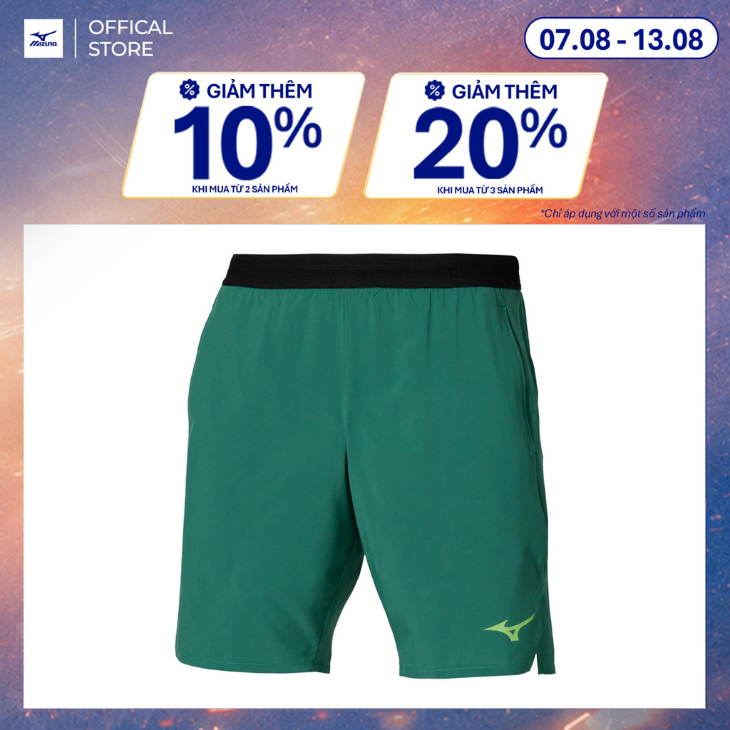 Quần Tennis NAM STARGAZER 9 INCHES LASER SHORT - Lá xanh 62GBD00235