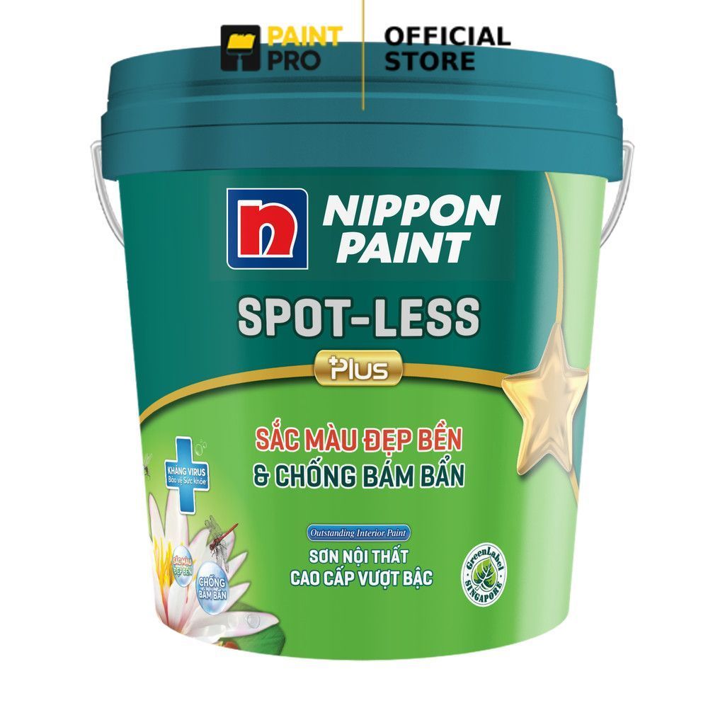 Nippon Paint Spot-less Plus - Dễ lau chùi, chống bám bẩn