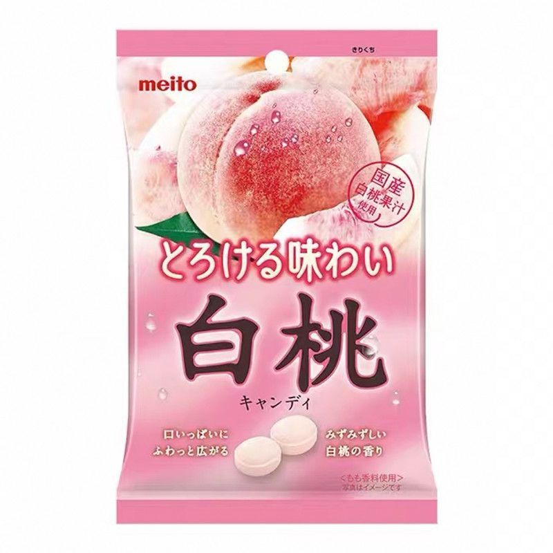 J18readystockmeito Kẹo Nổi Tiếng Peach Girl Okayama White Peach Flavor Candy 79g Ưu Đãi Đặc Biệt