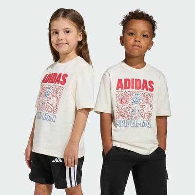 adidas Phong cách sống ÁO THUN ADIDAS MARVEL SPIDER-MAN Trẻ em trắng JZ3567