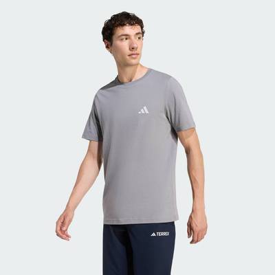 adidas Hiking ÁO THUN TERREX GRAPHIC CAMPING GEAR Nam Xám KB9636