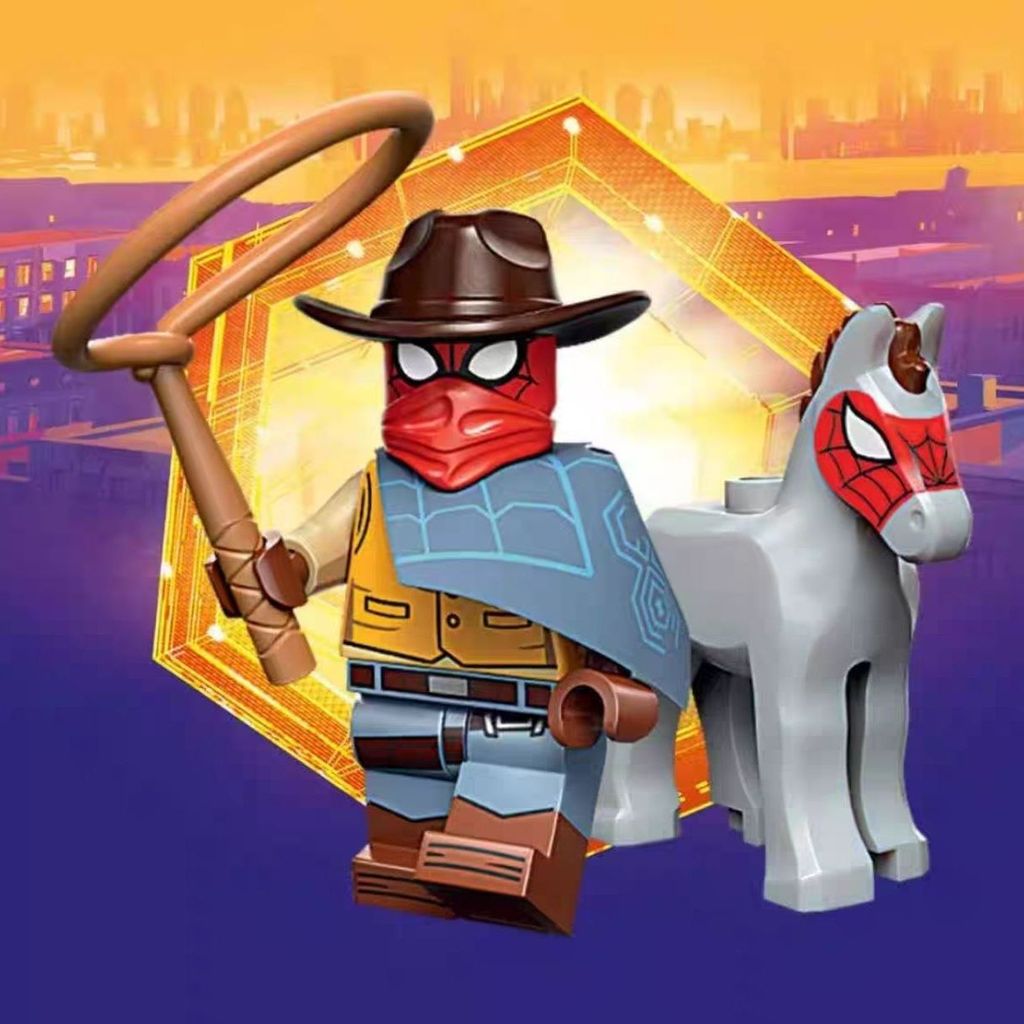 2026 Sản phẩm mới [Lego Spider-Man Draw 71050 Spider-Man Parallel Universe Gwen Miles Cowboy Collect